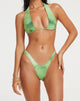 Bild von Farida Bikini-Unterteil in Aquarellgrün
