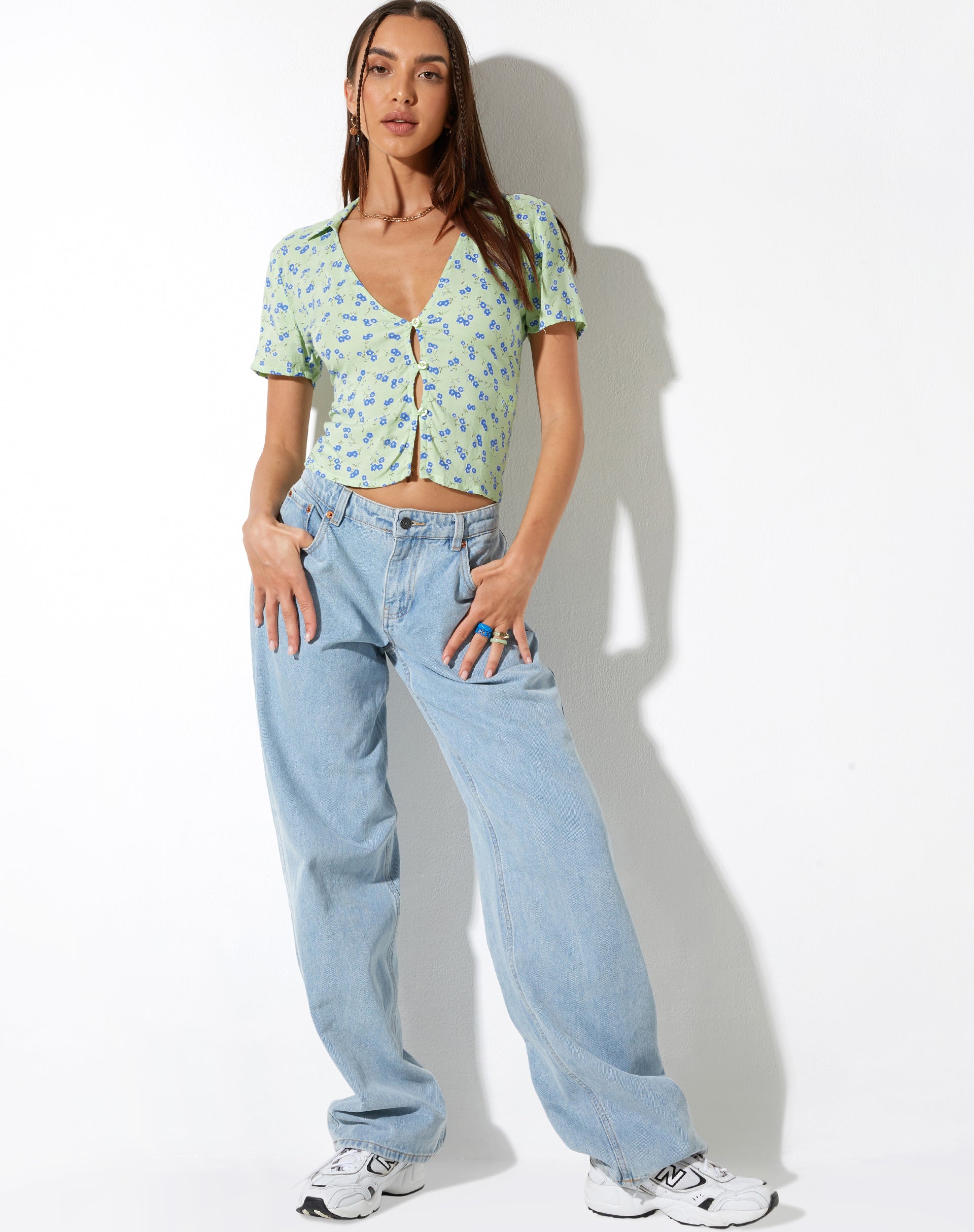 Abbildung von Chu Top in Lime Floral