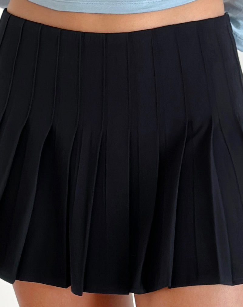 Bild von Cida Kleiner Faltenminirock in Navy