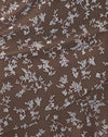 Botanikerflock dunkel taupe