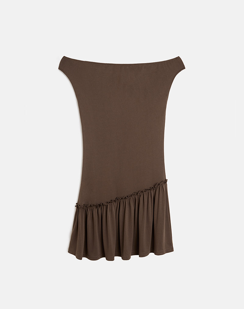 Ciro Minikleid in Schokolade