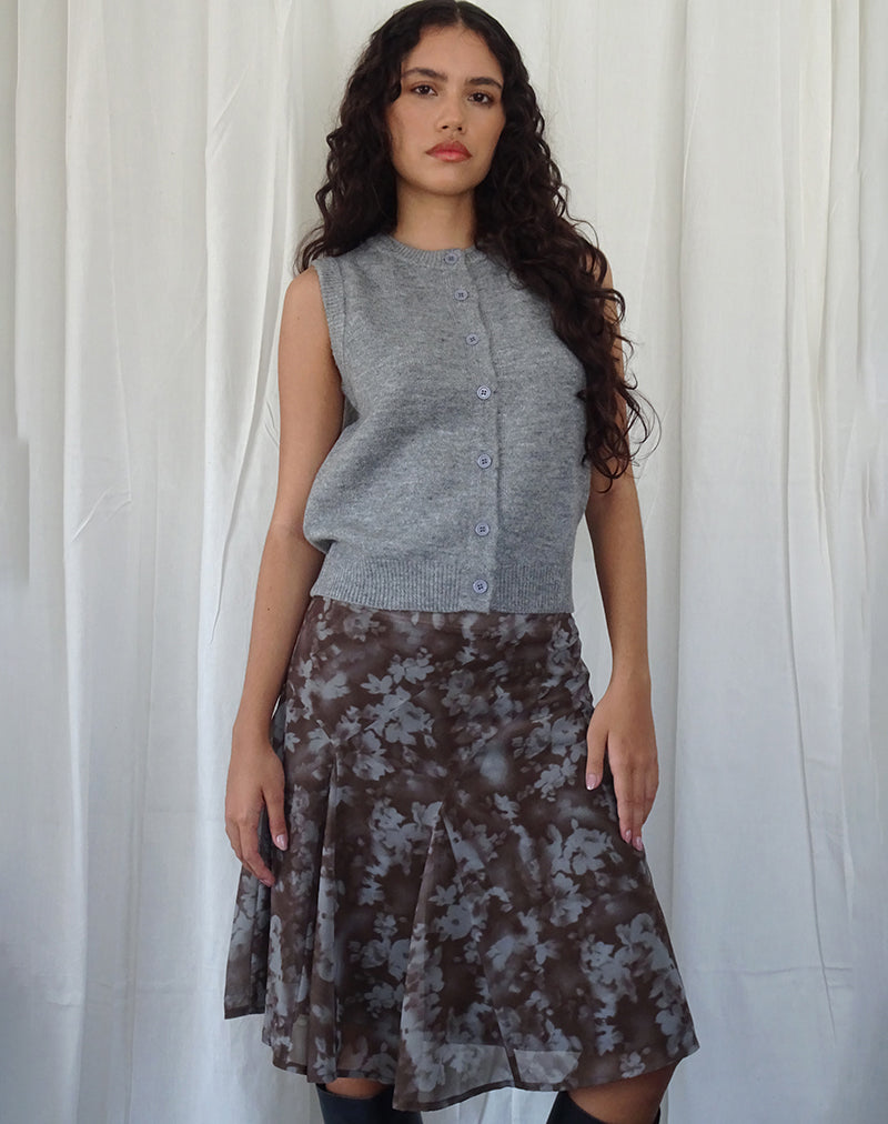 Clarita Midirock in Botanical Shadow Braun
