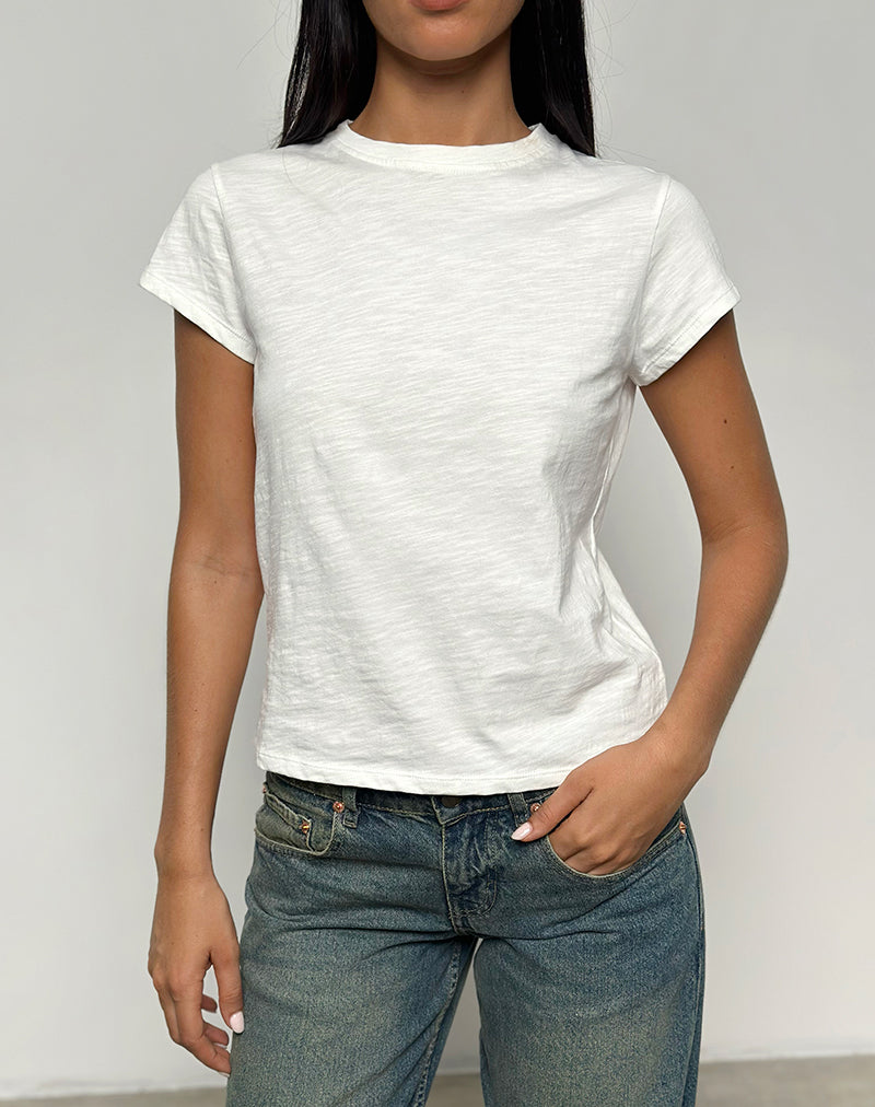 Clio Baggy Tee in Elfenbein