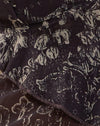 Batik botanisch brauner Druck