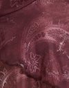 Mesh Tonal Paisley Pflaume