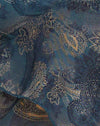 Tonal Blue Paisley