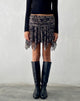 Image of Cordelia Minirock mit Herbstrosenmuster