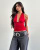 Bild von Cosimo Neckholder-Top in Rot