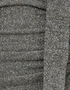 Glitzerstrick Khaki