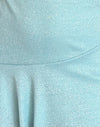 Schimmernde Rippe hellblau