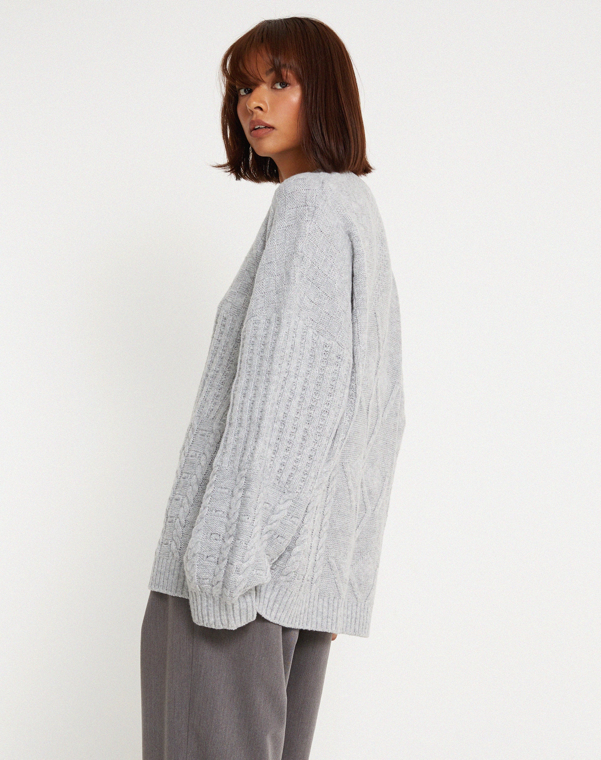 Abbildung: Danar Pullover in Hellgrau