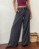 Image of Sagawa Tailored Trouser in Dunkelgrau Nadelstreifen