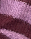 Violett gestreift