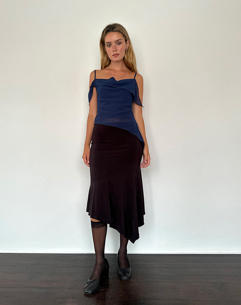 Bild von Davila Top aus Chiffon Ocean Storm