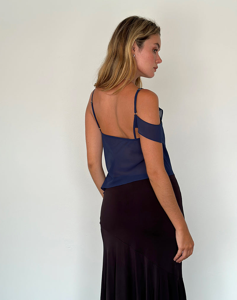 Bild von Davila Top aus Chiffon Ocean Storm