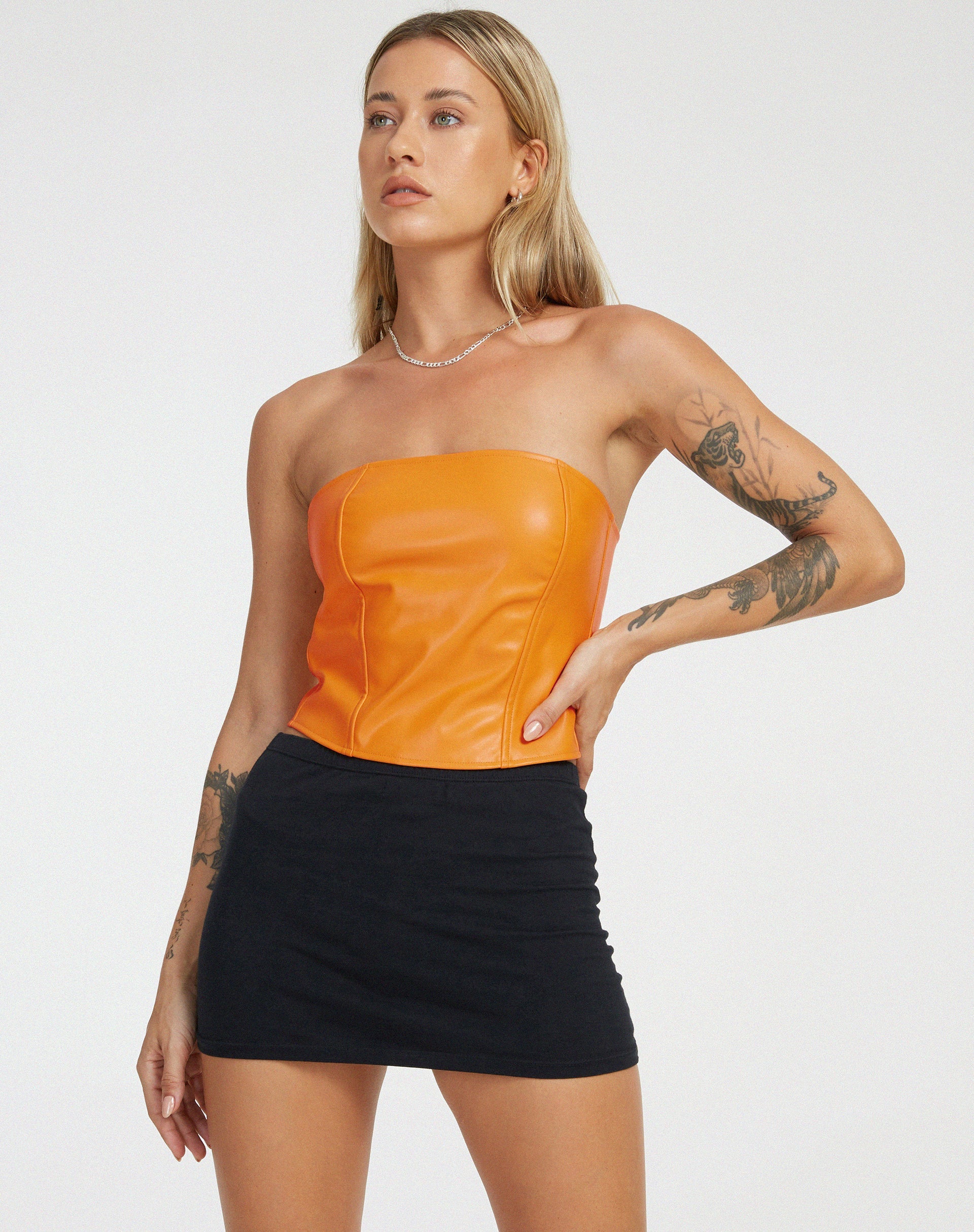 Abbildung von Dena Korsett-Top in PU Neon Orange