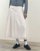 Bild von Derika V-Taille Maxirock in Creme