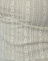 Spitze Elfenbein