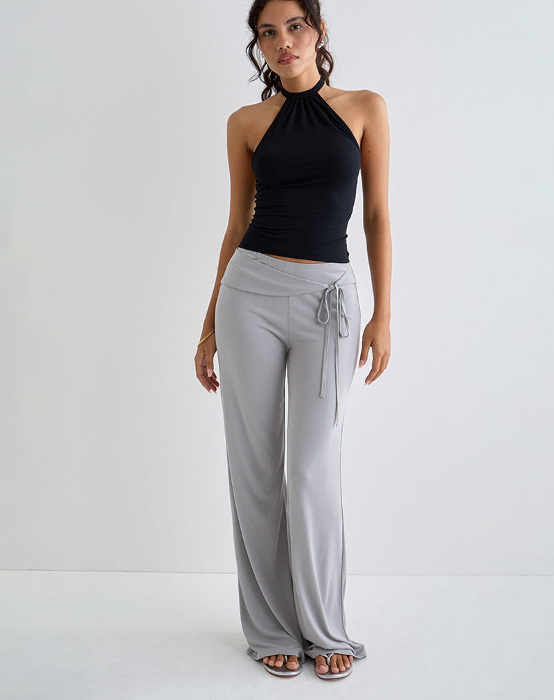 Image of Donata Hose in Grau mit Gürtel