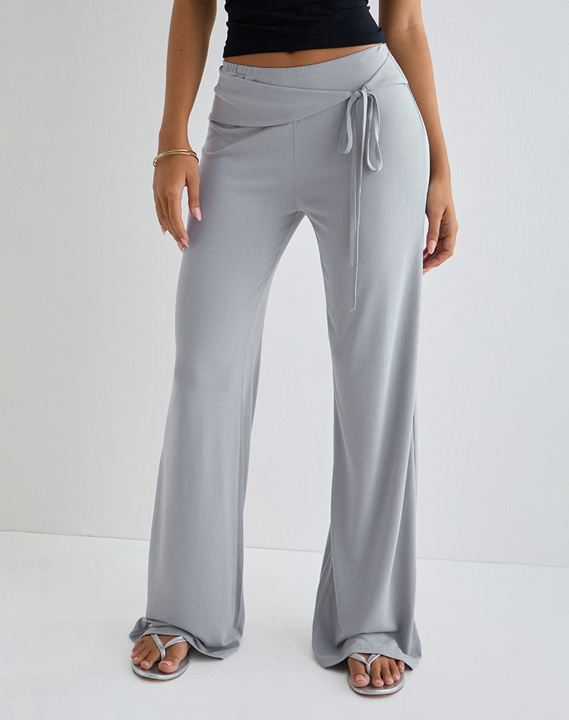 Image of Donata Hose in Grau mit Gürtel