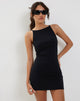 Image of Dovey Minikleid in Schwarz