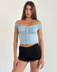 Bild von Dovica Korsett-Top in Nantucket Blau