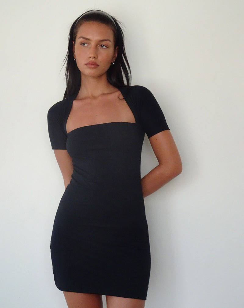 Drequa Minikleid in Schwarz