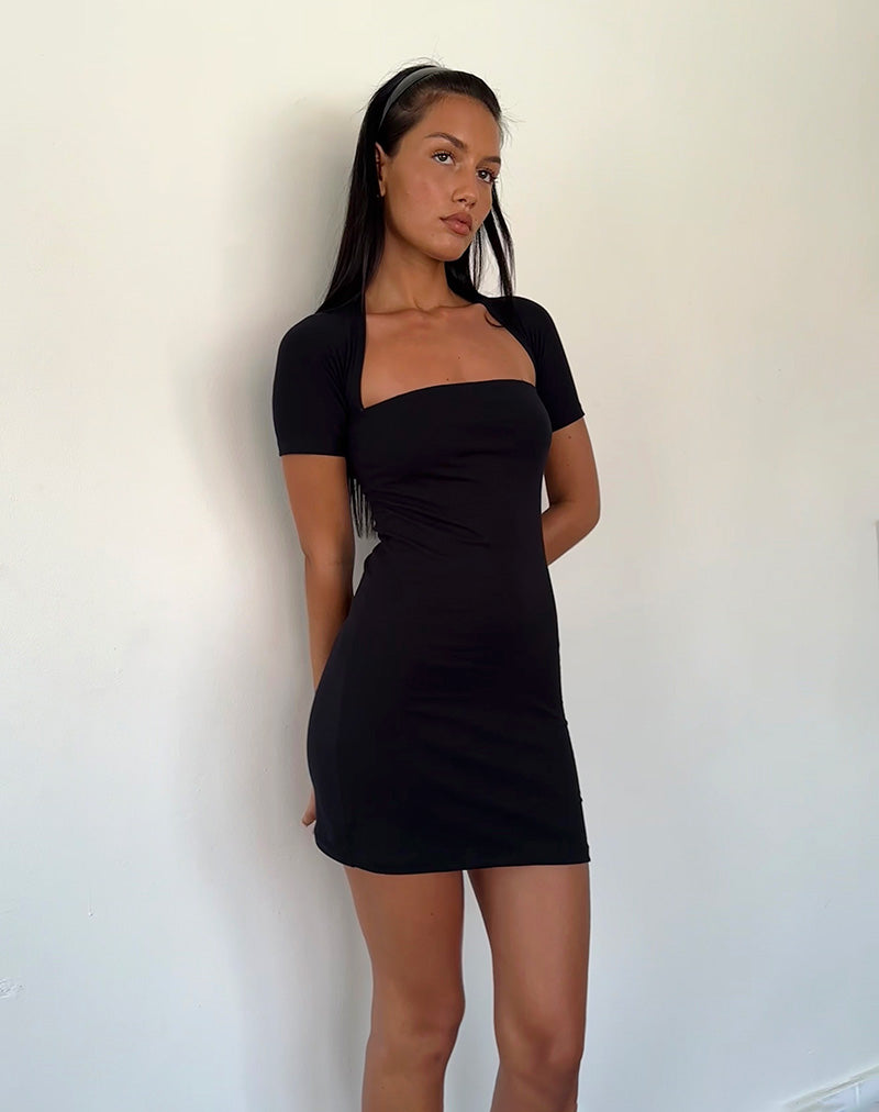 Image von Drequa Minikleid in Schwarz