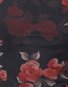 Aquarell Rose Schwarz
