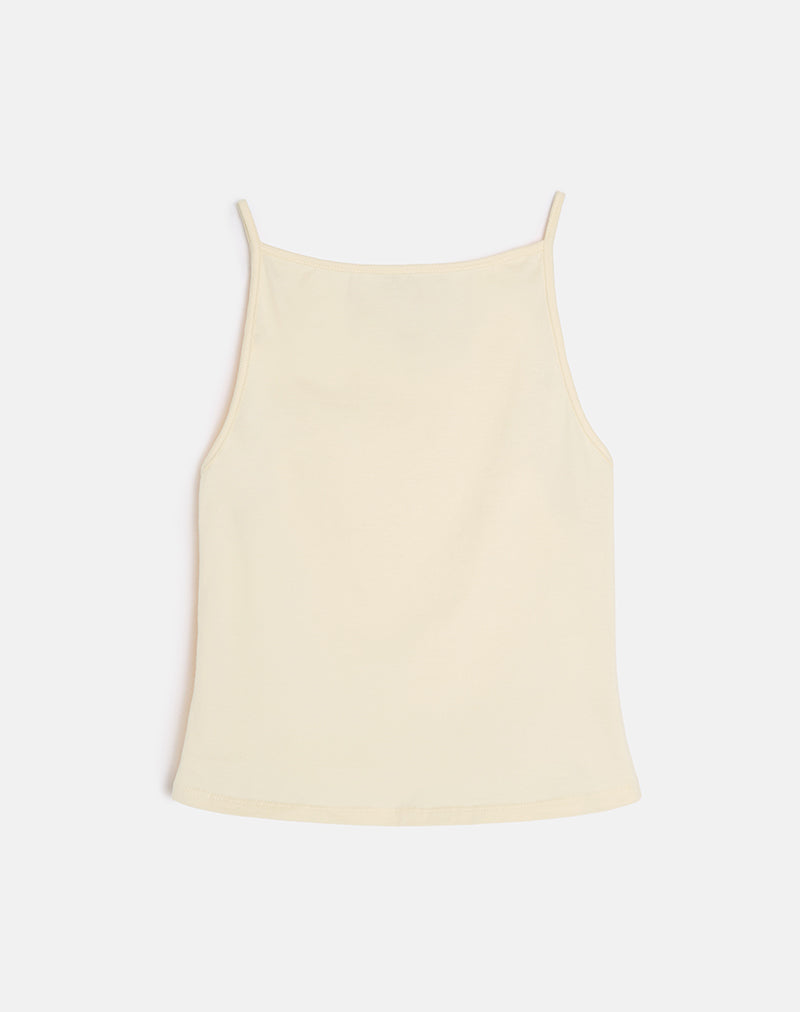 Dudley Vest Top in Buttermilch