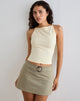 Image von Dudley Vest Top in Buttermilch