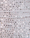 Paillettenstrick Silber