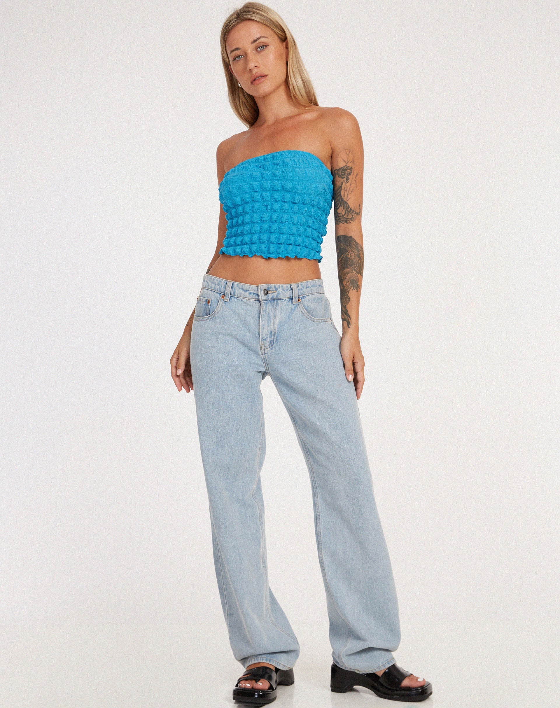 Bild von Dulce Bandeau Top in Blau