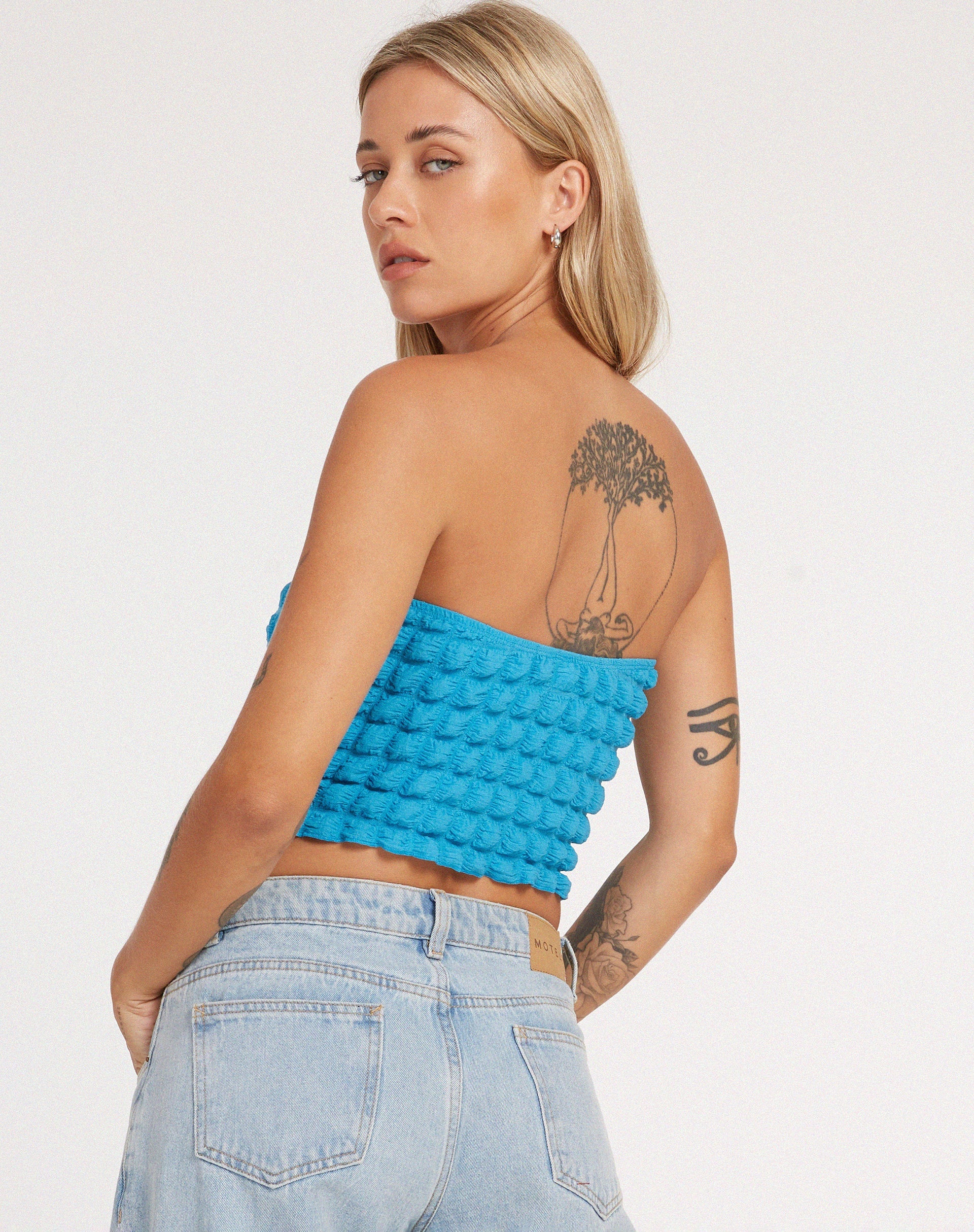 Bild von Dulce Bandeau Top in Blau