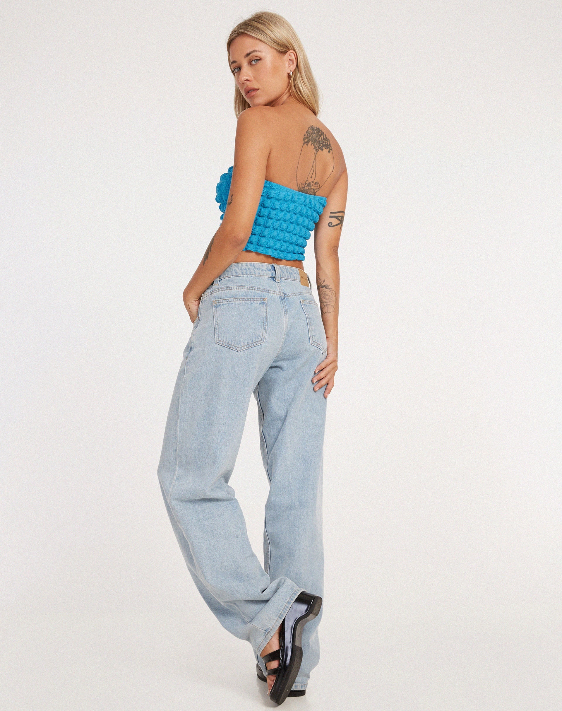Bild von Dulce Bandeau Top in Blau