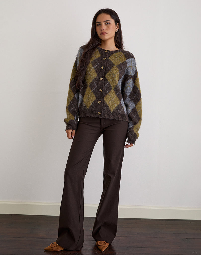 Image of Falita Hose in Tailoring Dunkelbraun