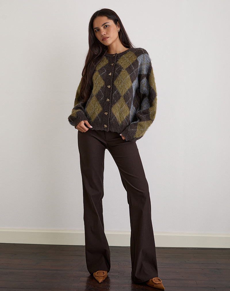 Image of Falita Hose in Tailoring Dunkelbraun