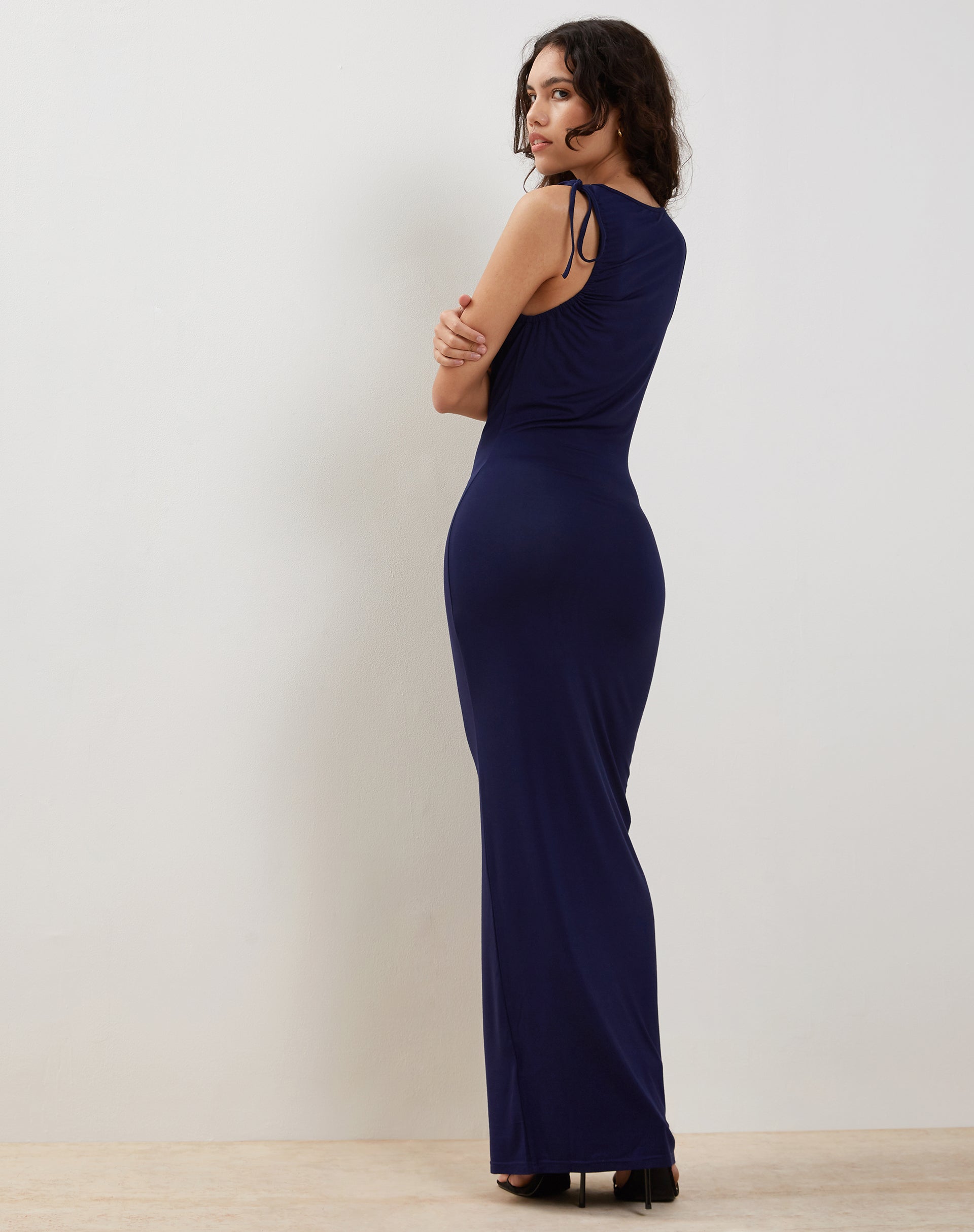 Image of Elinor Maxikleid in glitzerndem Mitternachtsblau