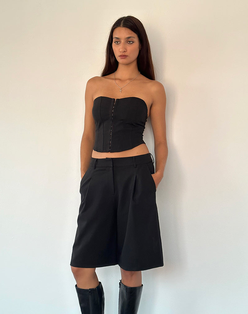 Bild von Ayna Longline Shorts in Tailoring Schwarz
