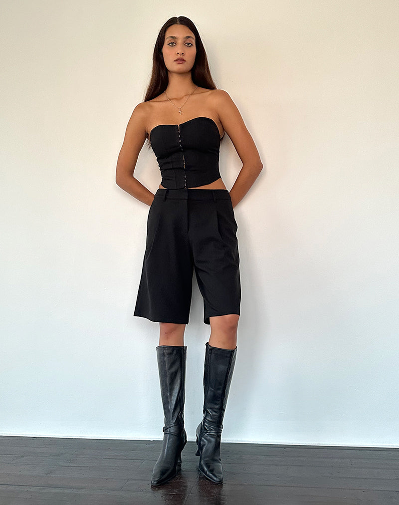 Bild von Ayna Longline Shorts in Tailoring Schwarz