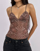 Bild von Elowyn Cami Top in Oversized Snake Skin