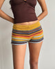 Bild von Nikaya Knit Shorts in Multi Stripe Sunset