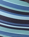 Blau gestreift