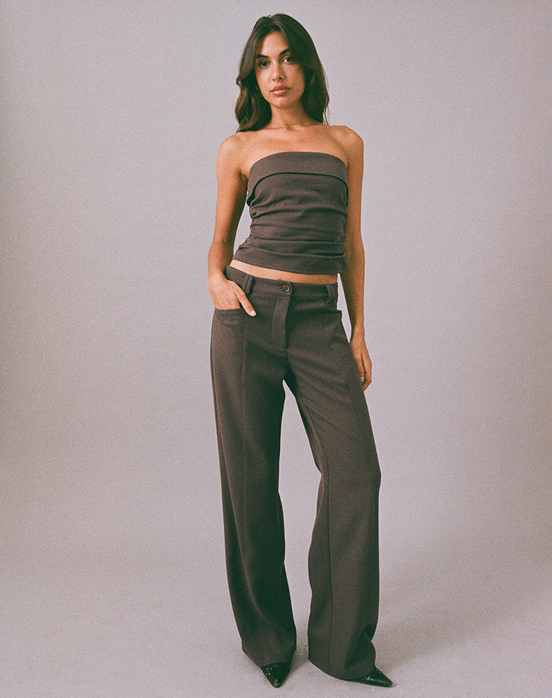 Bild von Elzi Korsett-Top in Tailoring Dark Olive