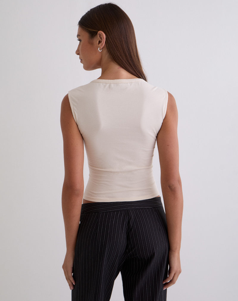 Bild von Emberly Plunge Top in Tofu