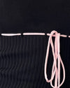 Schwarz mit rosa Einband