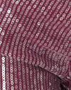 Klar Pailletten Maroon