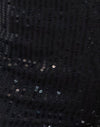 Drape Mini Pailletten Schwarz