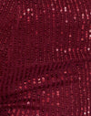 Drapierung Mini Pailletten Maroon