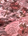 Rosa Spitze Floral Bloom